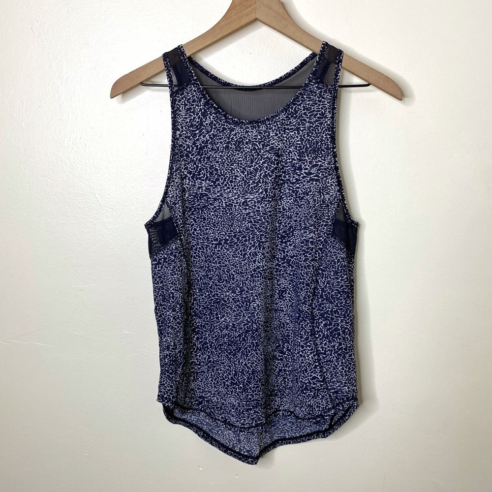 Lululemon Sculpt Tank II Diffuse Starlight Black
